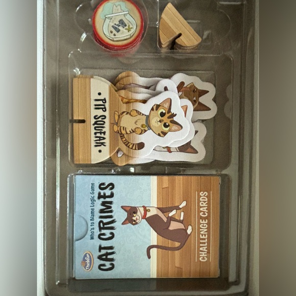 Cat CrimesWho’s to Blame Logic Game by Thinkfun - Picture 3 of 3